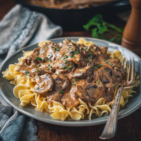 Beef Stroganoff